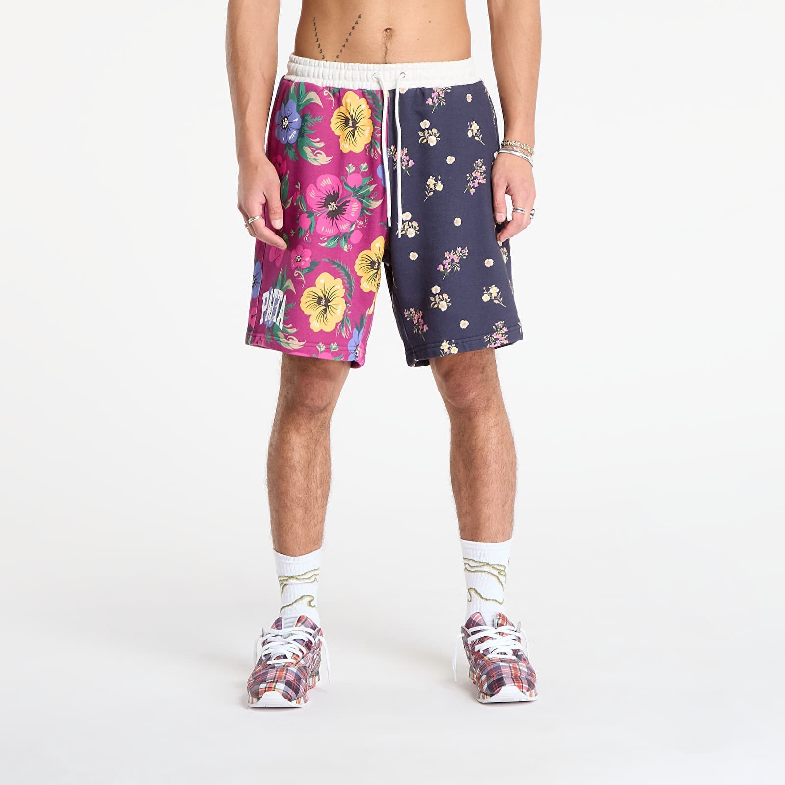 Šortky Patta Floral Patchwork Shorts Multi XL