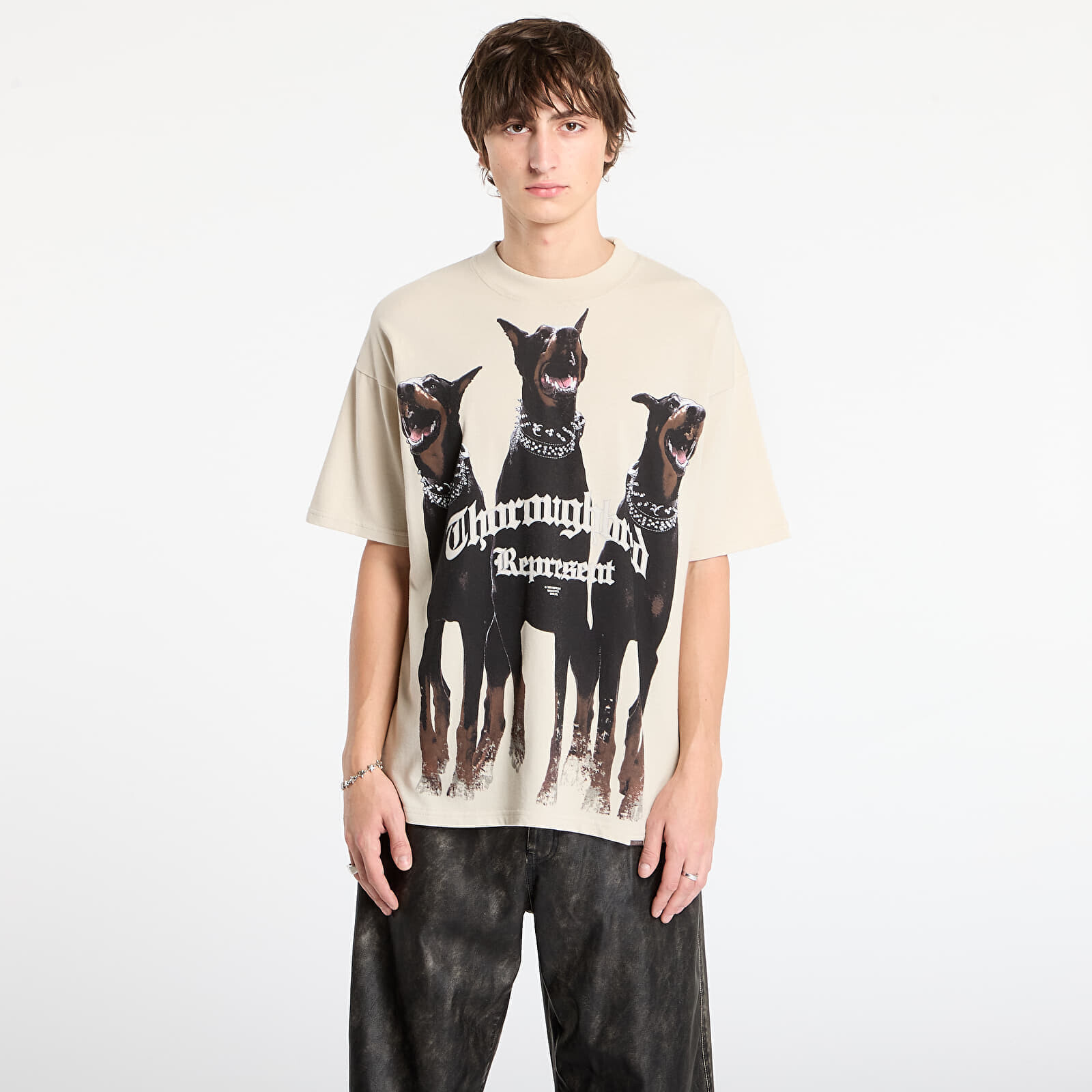 Tričko REPRESENT Thoroughbred T-Shirt Vintage White XL