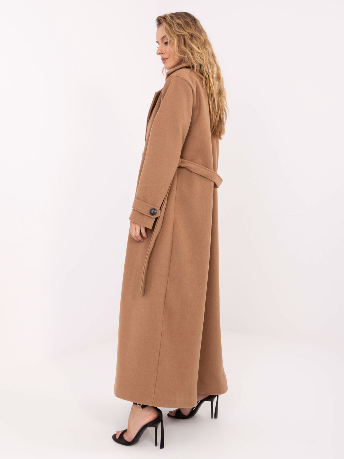Dlhý camel kabát