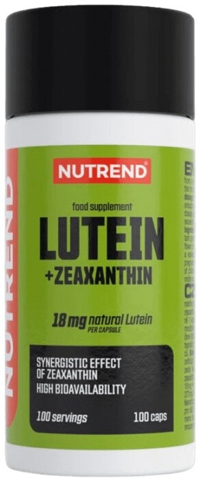 Nutrend lutein + zeaxanthin 100 kapsúl