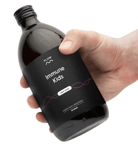 Flow immune kids 480 ml - lesní ovoce