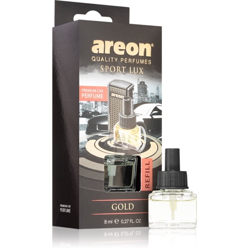Areon Car Black Edition Gold vôňa do auta náhradná náplň 8 ml