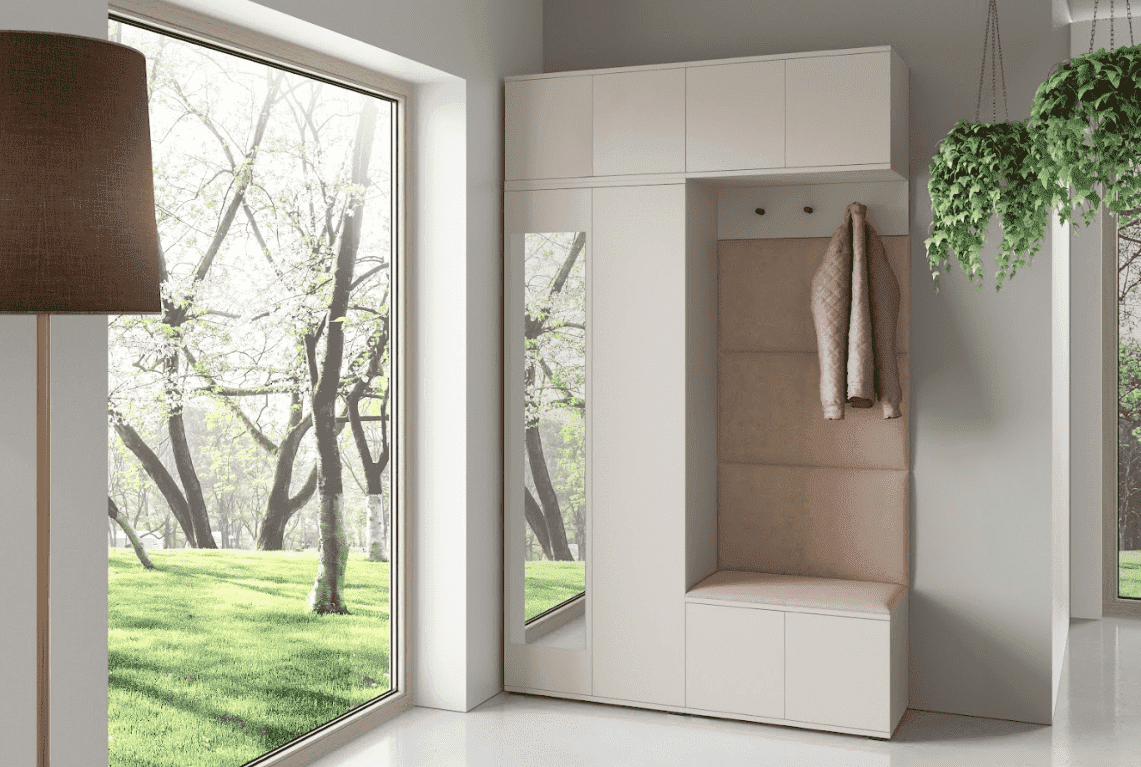 ArtPK Predsieň BIANCO 1 | cashmere so zrkadlom Farba: Trinity 04