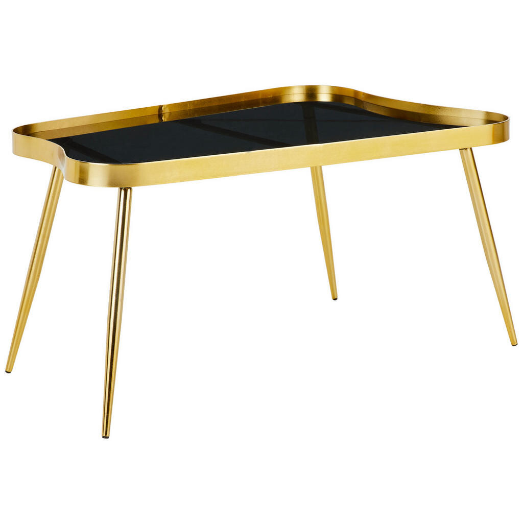 Livetastic KONFERENČNÝ STOLÍK, mosadzná, kov, 90/50/48 cm