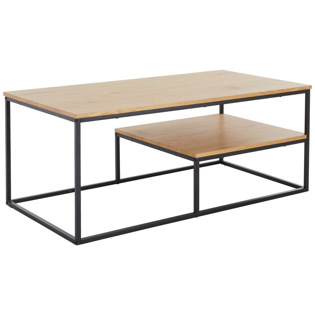 MID.YOU KONFERENČNÝ STOLÍK, čierna, farba duba, kov, kompozitné drevo, 110/60/45 cm