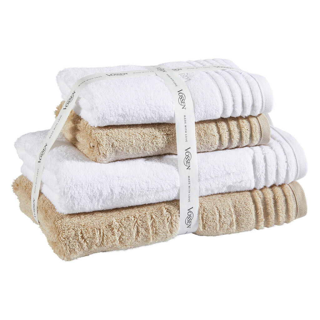 Vossen SADA FROTÉ UTERÁKOV, hnedá, biela