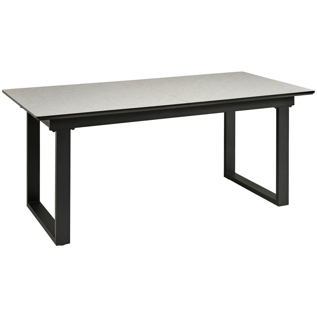 MID.YOU JEDÁLENSKÝ STÔL, sivá, čierna, 180-260/76/90 cm