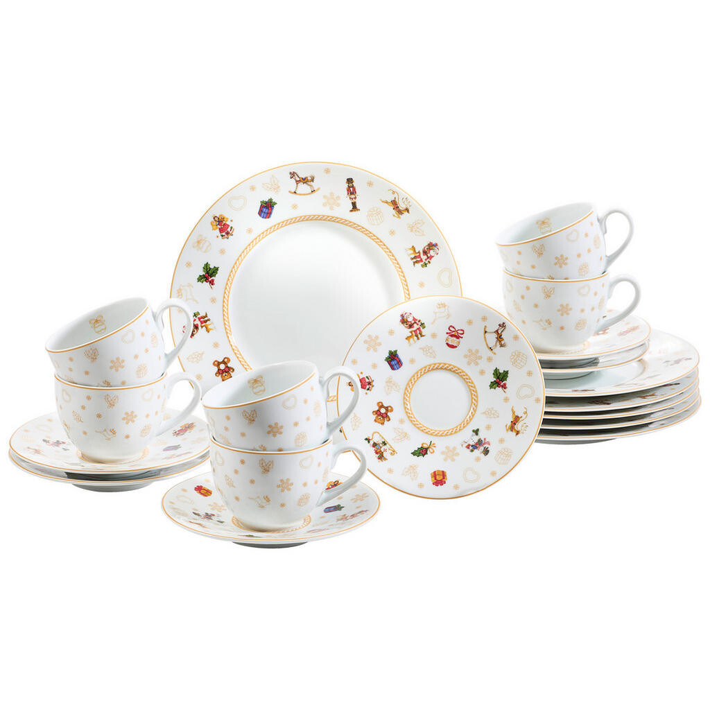 X-Mas KÁVOVÝ SERVIS CHRISTMAS TOYS 18-dielne
