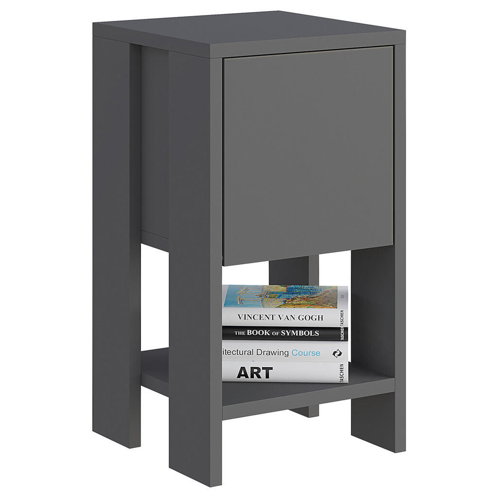 Livetastic NOČNÁ SKRINKA, antracitová, 30/55/30 cm