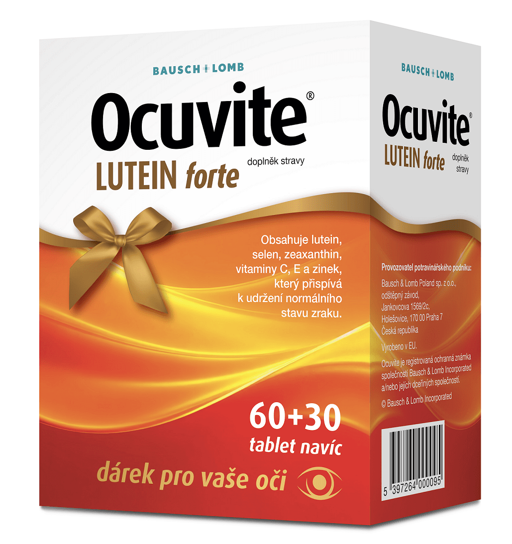 OCUVITE Bausch+Lomb Ocuvite Lutein Forte 90 tabliet