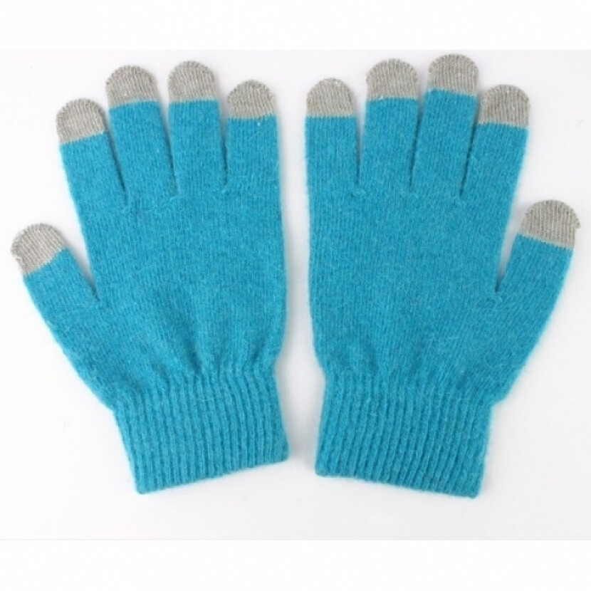 Rukavice pre smartfóny - modré