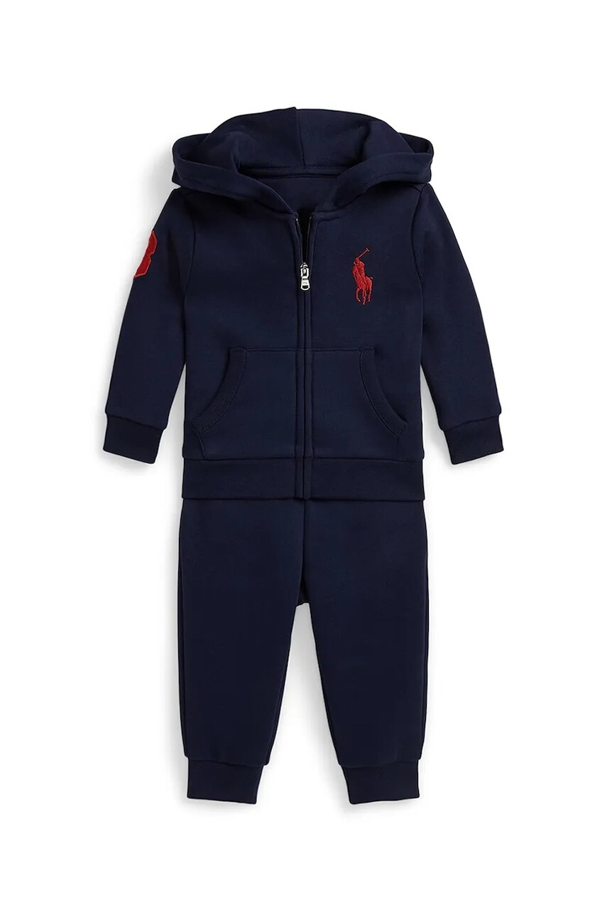 Tepláková súprava pre bábätká Polo Ralph Lauren tmavomodrá farba, 320980907001