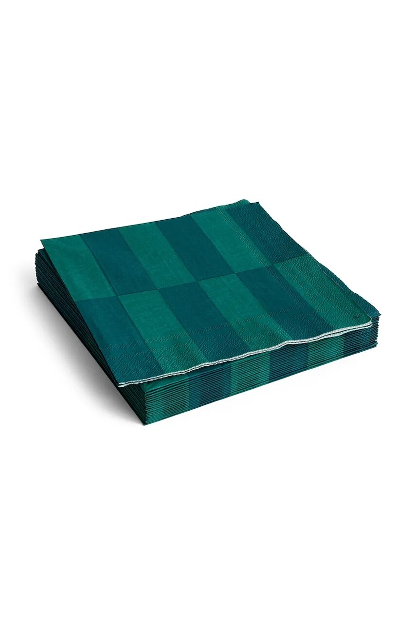 Papierové obrúsky HAY Pattern Napkins 20-pak zelená farba