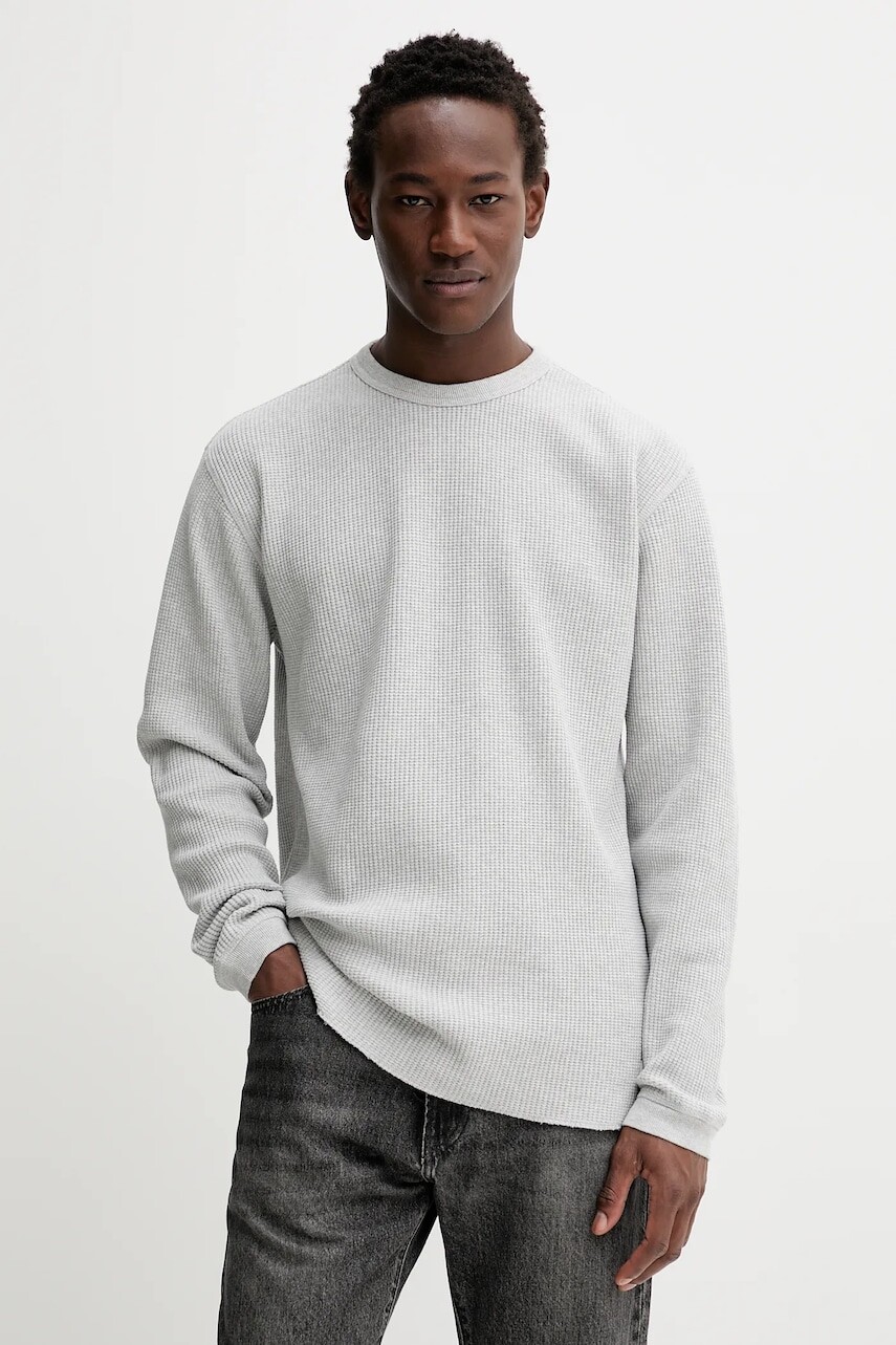 Mikina Levi's šedá farba, jednofarebná, A9249