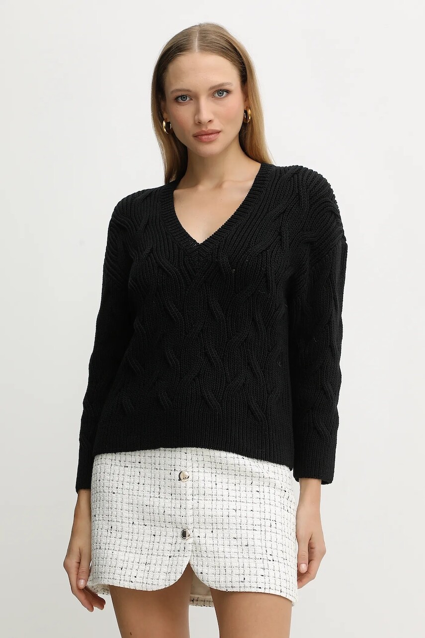 Sveter Armani Exchange čierna farba, XW001771 AF16638