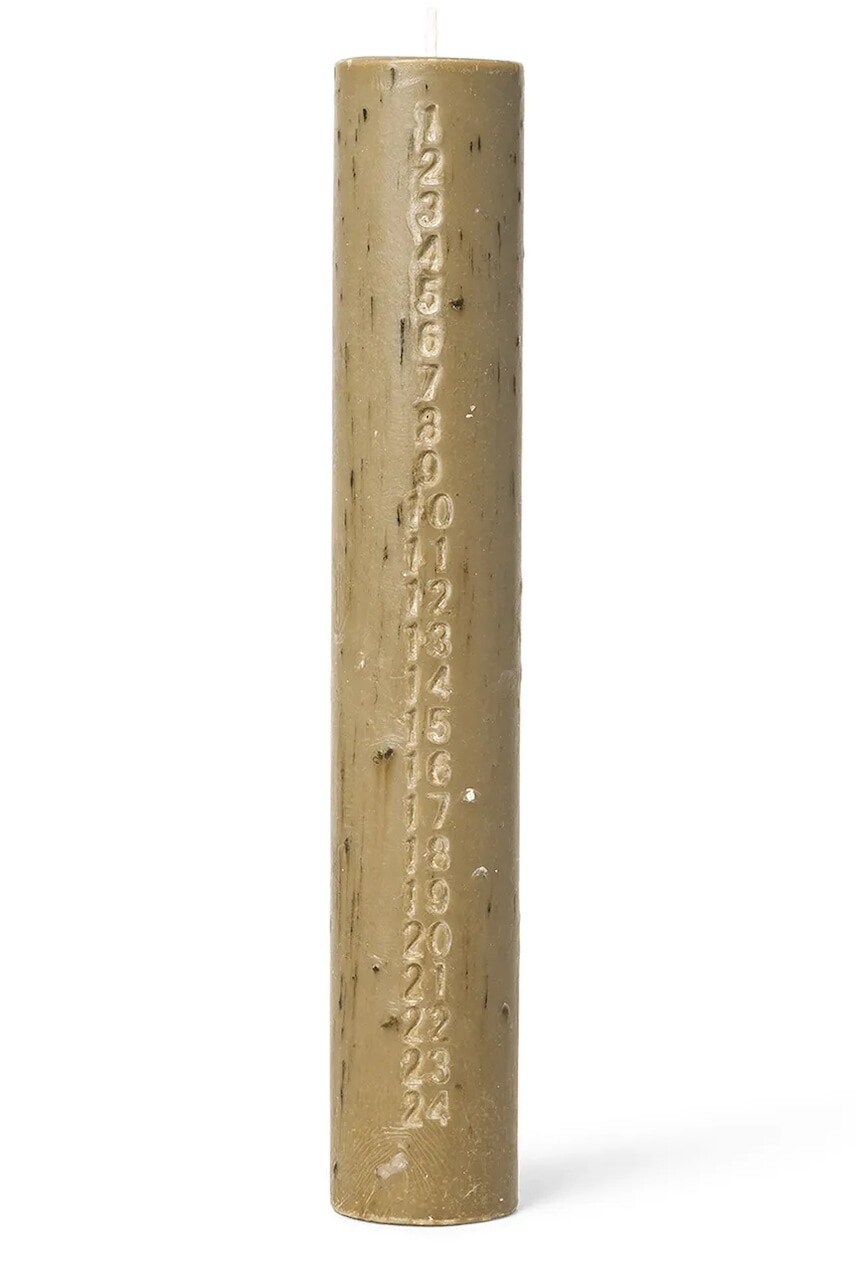 Adventná sviečka ferm LIVING béžová farba