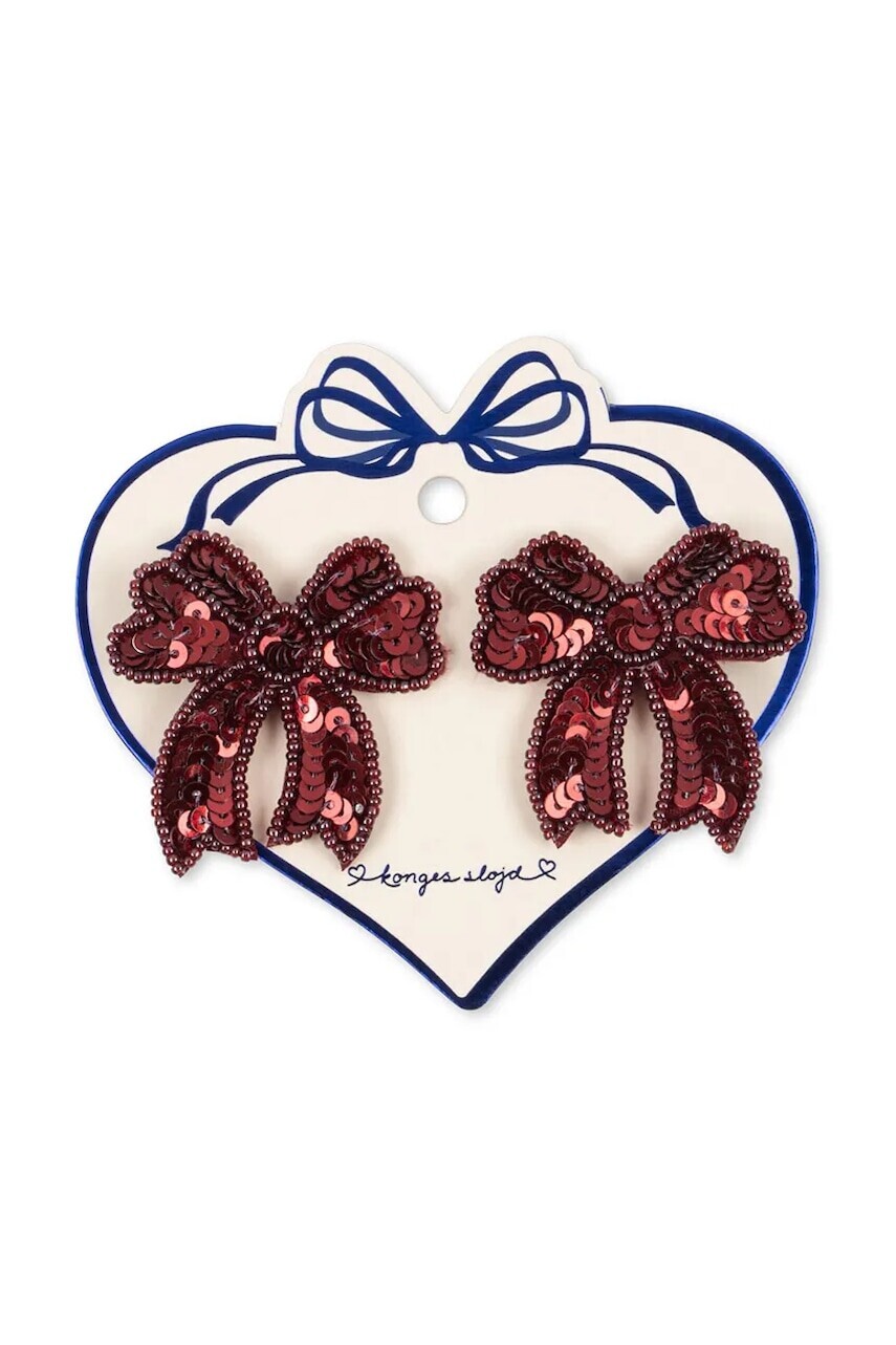 Detské sponky Konges Sløjd 2 PACK SEQUIN BOW HAIR CLIP 2-pak KS104183