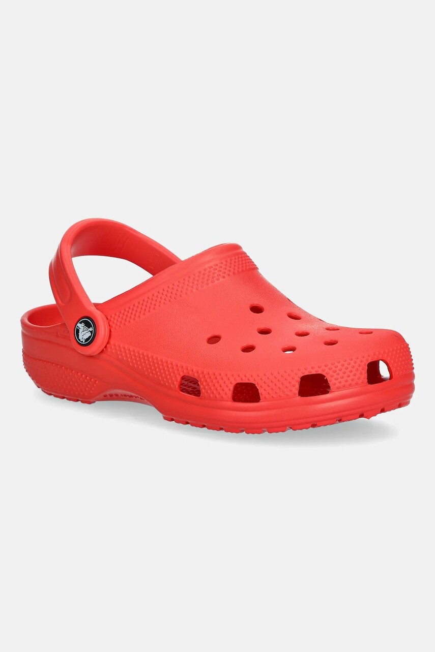 Detské šľapky Crocs CROCS CLASSIC CLOG červená farba, 206991