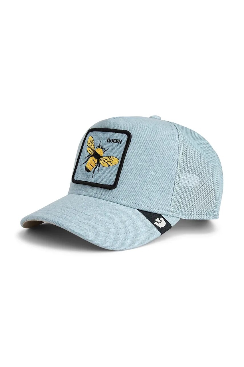 Šiltovka Goorin Bros Denim Queen modrá farba, 101-2593