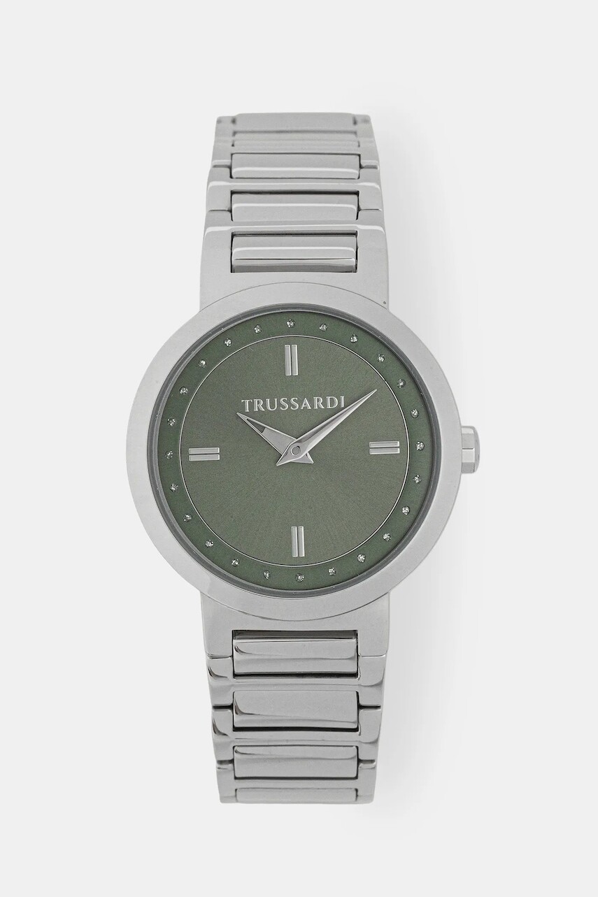 Hodinky Trussardi T-BRIDGE dámske, strieborná farba, R2453171509