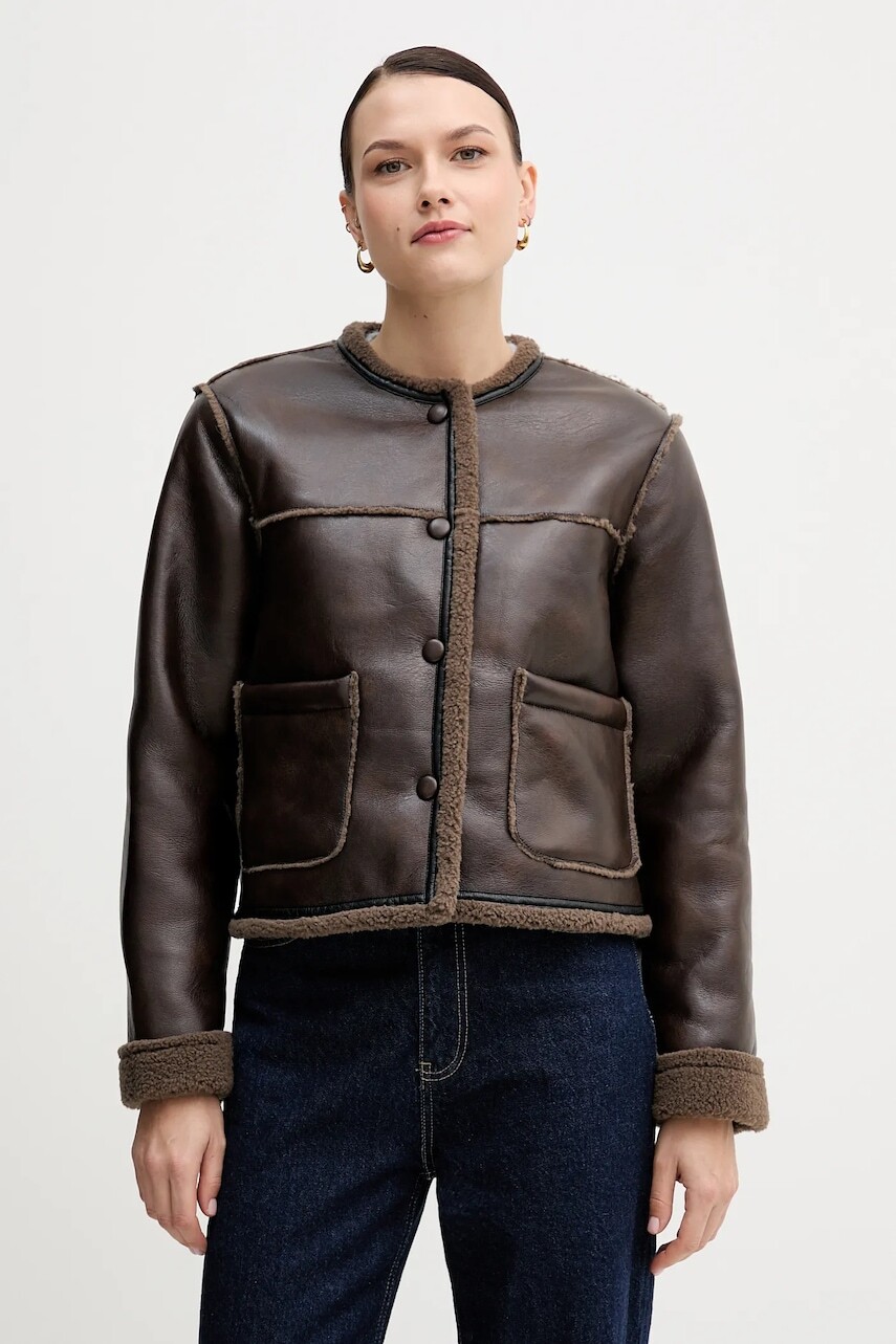 Bunda Hoss Intropia hnedá farba, prechodná, 5452476