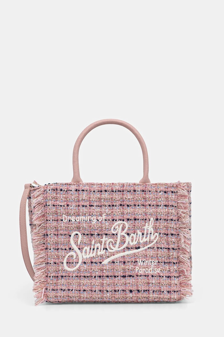 Kabelka MC2 Saint Barth ružová farba, COL0036