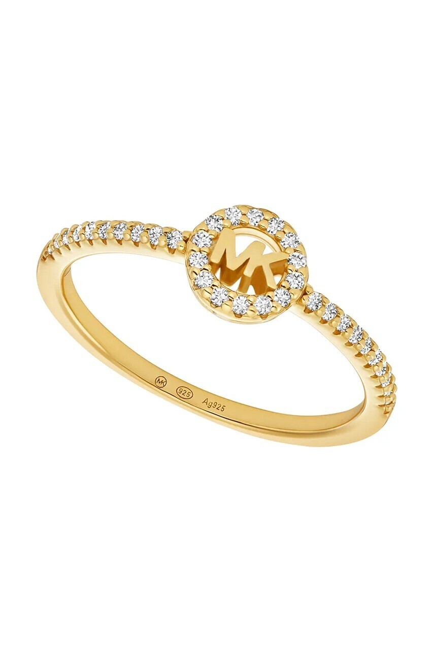 Strieborný pozlátený prsteň Michael Kors MKC1829710