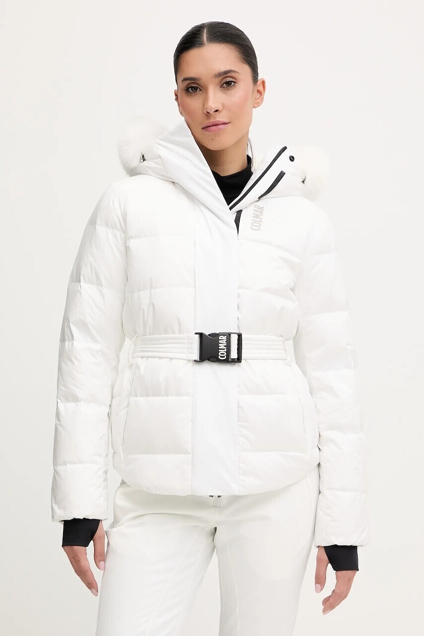 Páperová lyžiarska bunda Colmar biela farba, 2819E.8YS