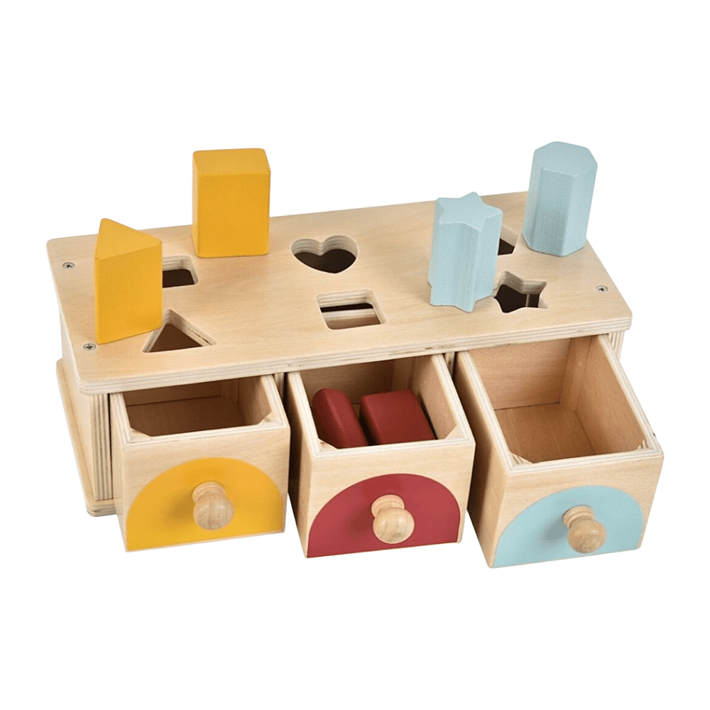 VILAC Drevená logická hra postáv to správne les