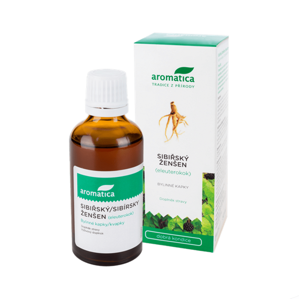 AROMATICA Sibírsky ženšen Eleuterokok bylinné kvapky 50 ml