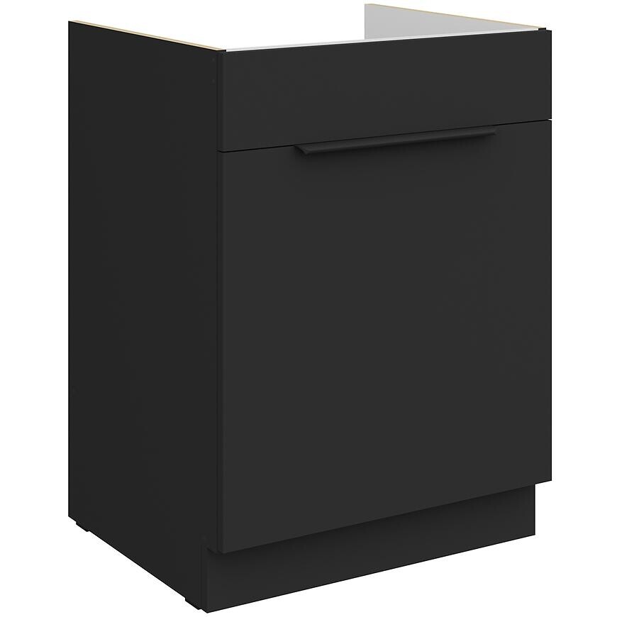 Kuchynská skrinka Aria-Bl/Bl Anti Fingerprint 60zl 1s Bb