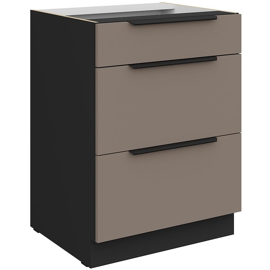 Kuchynská skrinka Aria-Ta/Bl Anti Fingerprint 60d 3s Bb