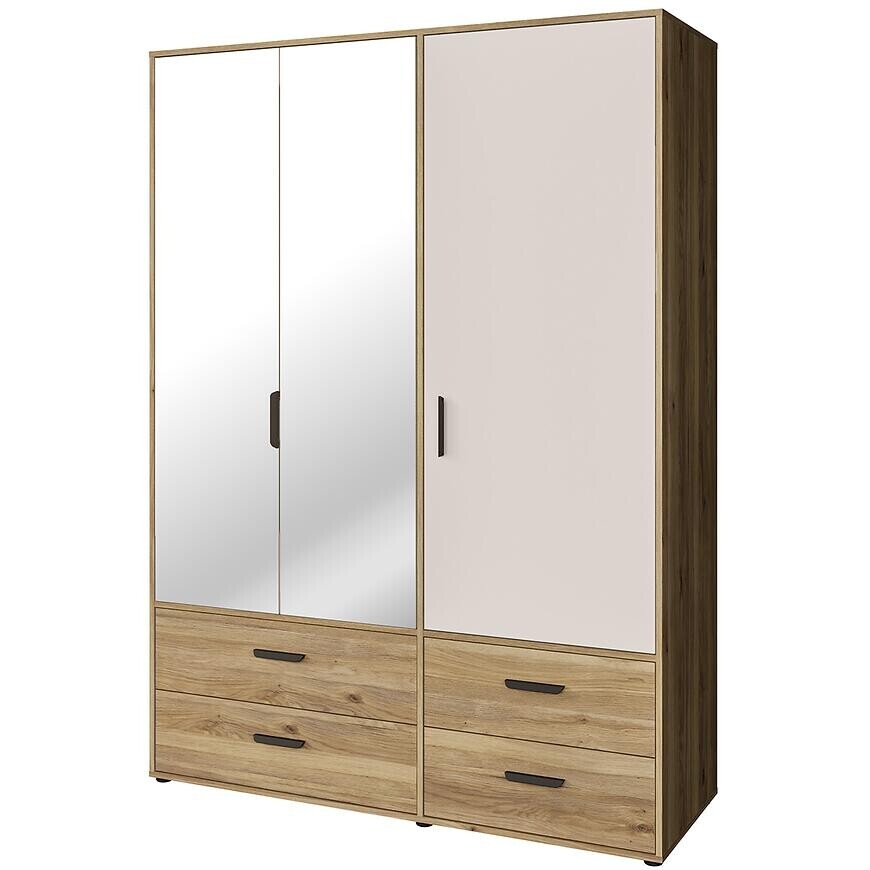 Skriňa Mokkaro  Moks838-M802 1d2lud4sz Piesok/Dub Mauvella