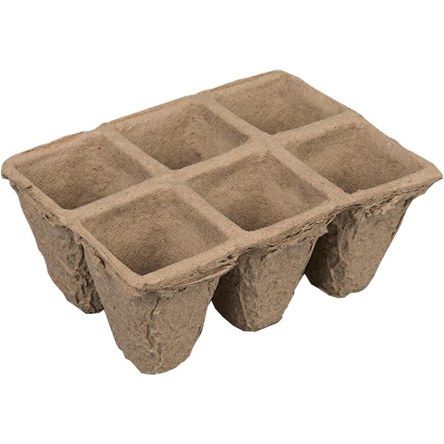 Kvetináč rašelinový 2x3(6 téglikov) /11.7x8.5 cm SH-S10