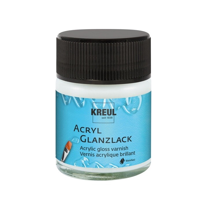 Lesklý akrylový lak 50 / 275 ml na vodnej báze Hobby Line  | rôzne objemy