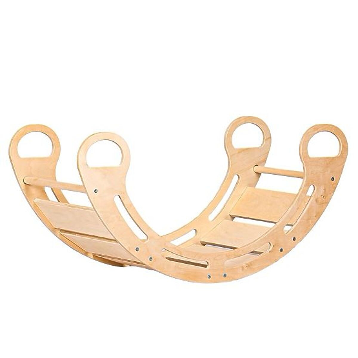 Drevená Montessori hojdačka - prírodná