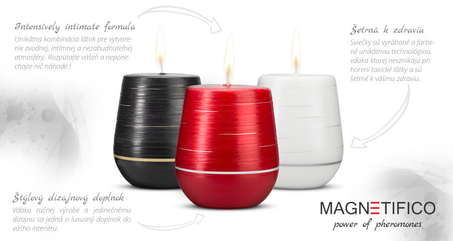 VALAVANI Afrodiziakálne sviečky Magnetifico - 3 druhy (prémiový balíček)