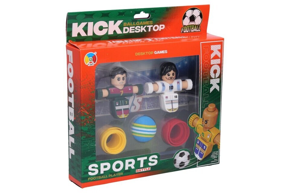 Futbalista figúrka vystreľovacia sada s páskami