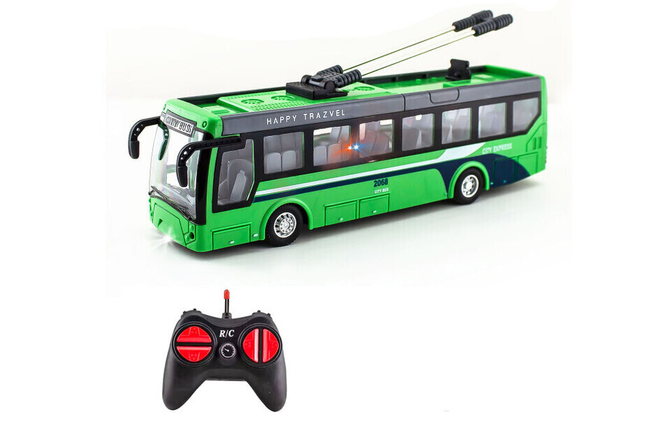 Trolejbus RC na diaľkové ovládanie 21cm