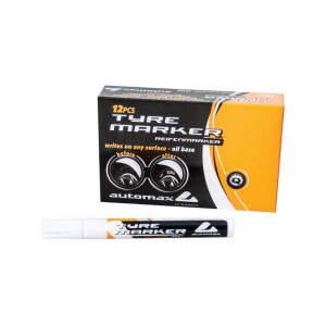 Popisovač na pneumatiky - biely