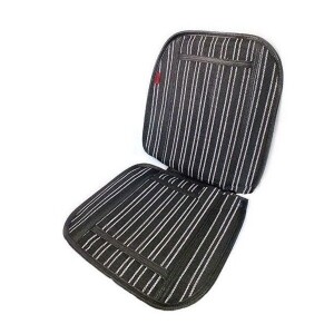 Poťah na jedno sedadlo - UNI čierno-biely