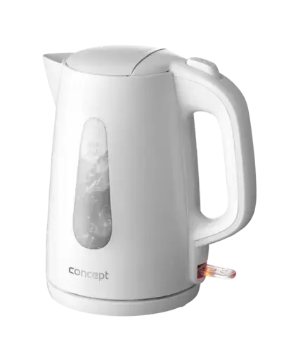 CONCEPT RK2380 Rýchlovarná kanvica plastová 1,7 l, biela