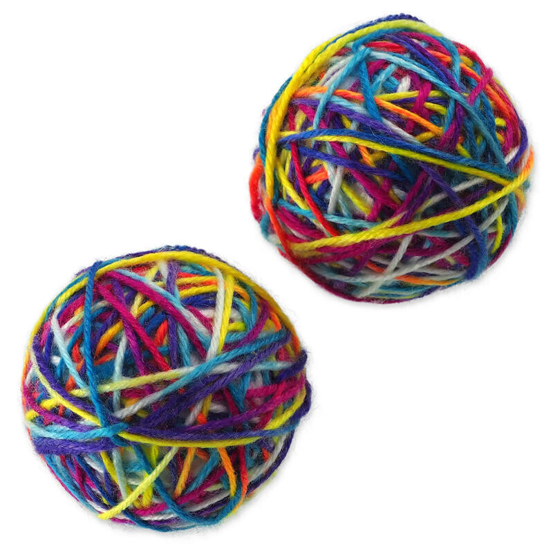 Hračka MAGIC CAT Barevné klubko 6,5 cm 1ks