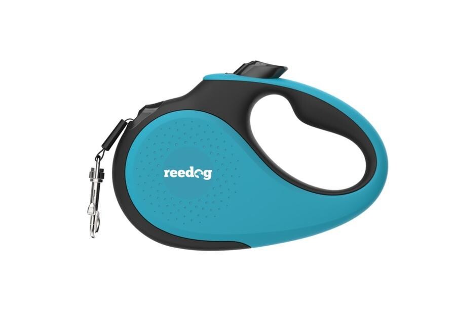 Reedog Senza Premium samonavíjecí vodítko M 25kg / 5m páska / tyrkysové