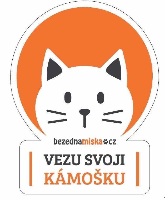 Nálepka na auto VEZU SVOJI KÁMOŠKU