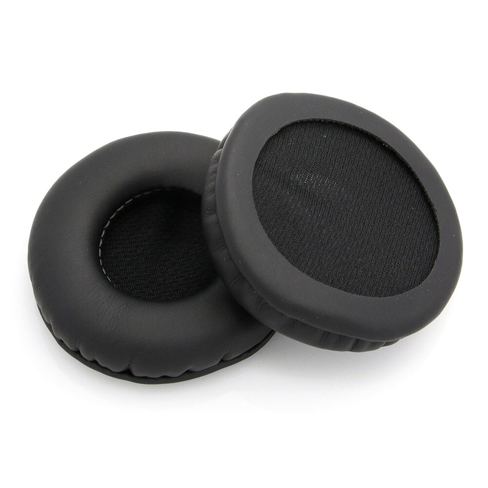 Náhradné náušníky pre slúchadlá AKG K518, K518DJ, K81, K518LE - Čierne, kožené