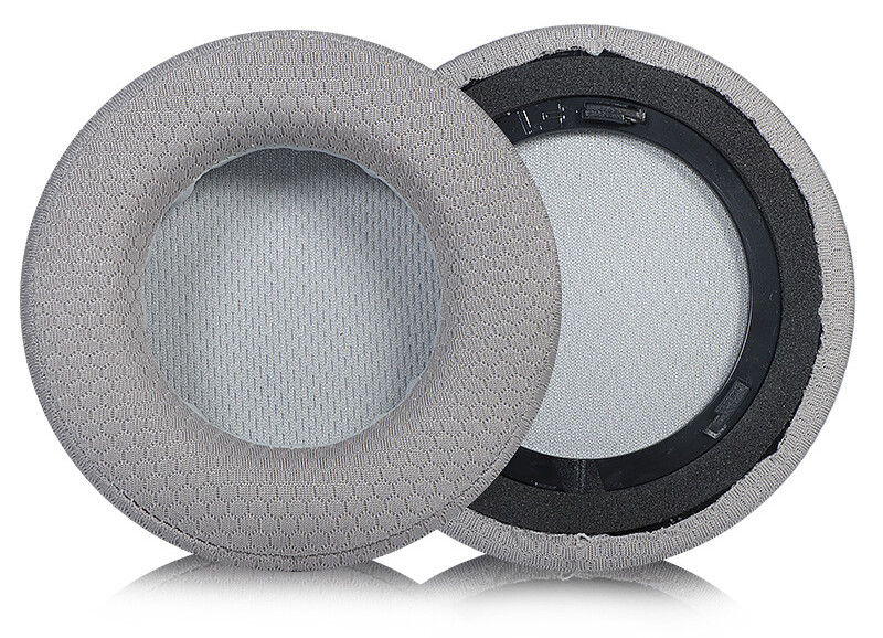 Náhradné náušníky pre slúchadlá Corsair Virtuoso RGB, RGB SE a RGB XT - Sivé, látkové