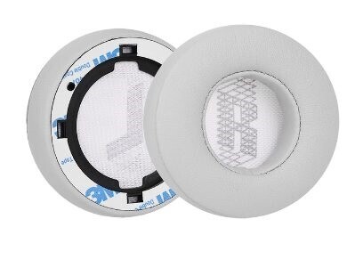 Náhradné náušníky pre slúchadlá JBL E35, E45, E45BT - Sivé, kožené