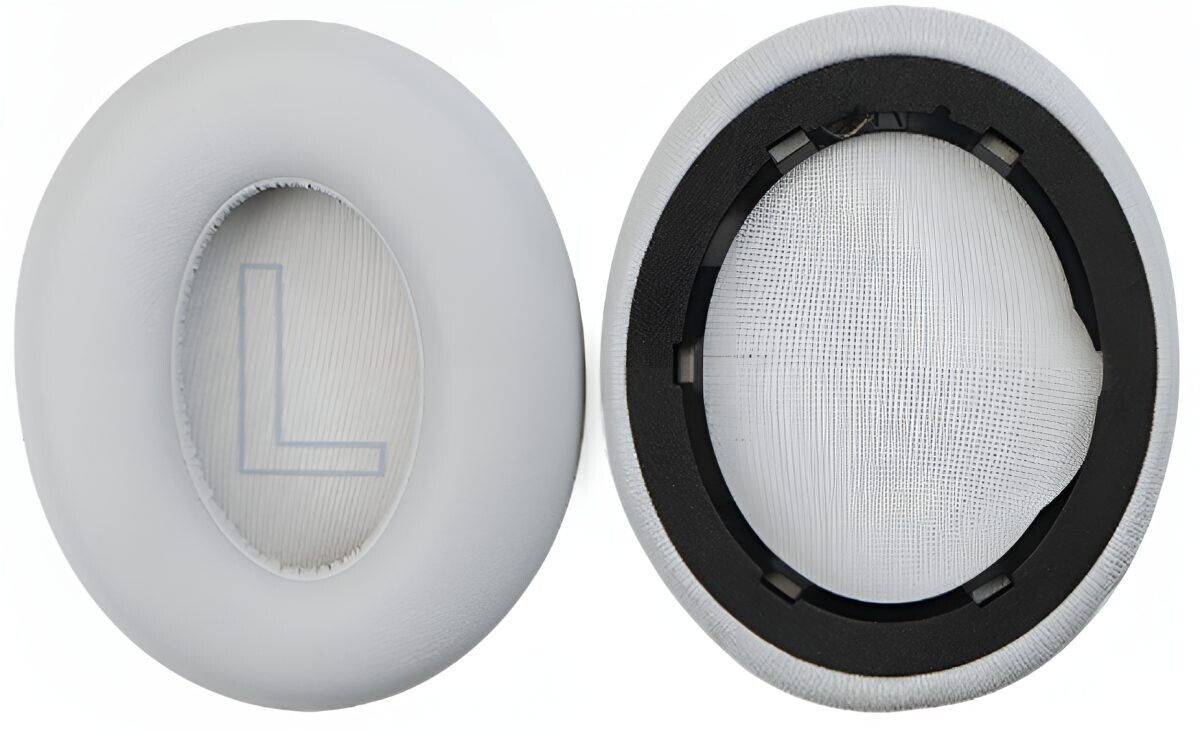 Náhradné náušníky pre slúchadlá Anker Soundcore Life Q20 - Sivé, kožené