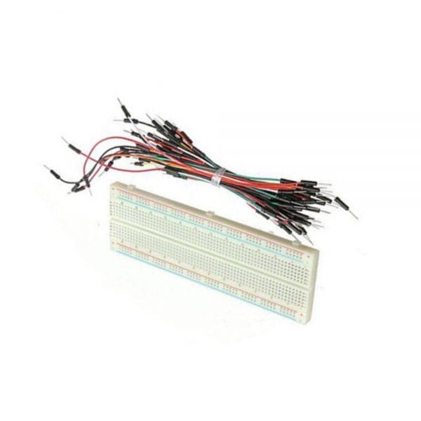 Nespájkovacie pole 700 kontaktov + 65 kusov vodičov